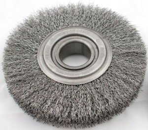 Szczotka fi-250 tarczowa z otworem Fi-32 027-bsw Szczotpol