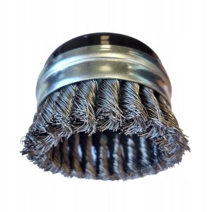 Szczotka doczołowa fi 80 drut nierdzewny splat 0,5mm OSBORN
