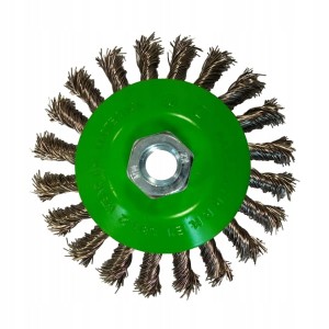 Szczotka stożkowa fi115 drut nierdzewny splatana 0,5mm OSBORN