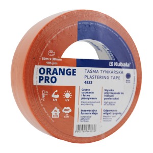 Taśma tynkarska orange 48x50m KUBALA 4834