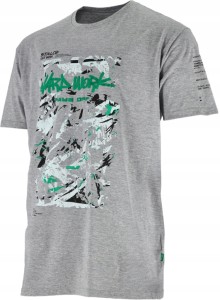 T-shirt męski BONO PAINTER szary XL STALCO