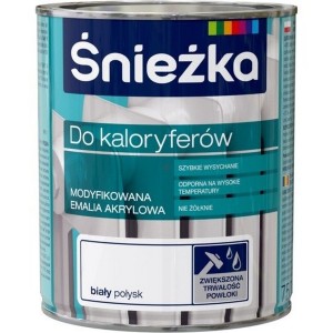 Farba ŚNIEŻKA. kaloryferowa 0,75 L