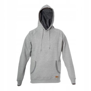 Bluza z kapturem szara L 4010403 Lahti