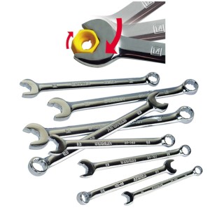 Klucze płasko-oczkowe uniwersalne  89-997-4 STANLEY