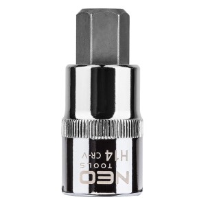 Końcówka szesciokątny na nasadkę 1/2 H14x55mm 08-776 NEO