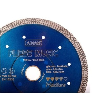 Tarcza diamentowa ADIAM FLIESE MUSIC 180mm 110046