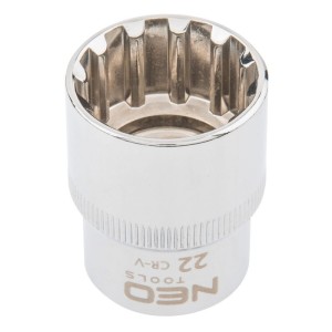 Nasadka SPLINE 1/2" 22mm 08-594 NEO