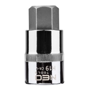 Końcówka sześciokątna na nasadkę 1/2 H19x 55mm 08-778 NEO