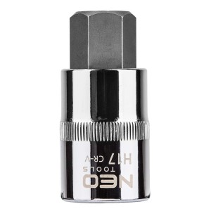 Końcówka sześciokątny na nasadkę 1/2 H17x55mm 08-777 NEO