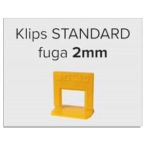 System poziomowania płytek-100 klips 2mm 6461 SOLID