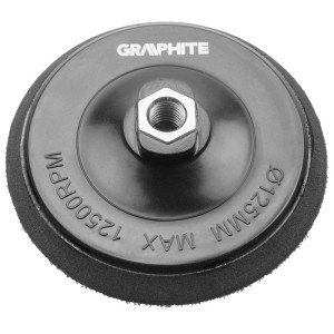 Tarcza elastyczna z rzepem 125mm x M14 55H827 GRAPHITE