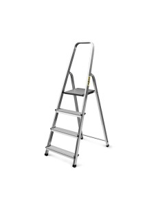 Drabina aluminiowa domowa 4 stopnie DRAALDO4 DRABEST