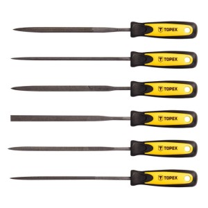 Pilniki iglaki do metalu komplet 6szt. 06A010 TOPEX