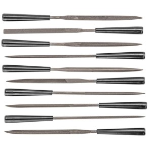 Pilniki iglaki do metalu komplet 10szt 06A015 TOPEX