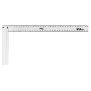 Kątownik budowlany aluminiowy 500x235 mm NEO 72-147