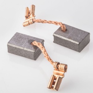 Szczotki węglowe SW52 11x6x15 końcówka X6 (kpl)