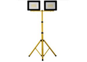 Naświetlacz LED 2x100W slim żółty statyw SL-S07 SCHMITH