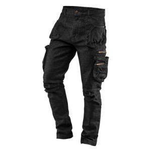Spodnie robocze DENIM czarne XL NEO 81-233-XL